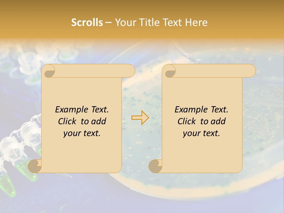 Holding Biochemistry Biotechnology PowerPoint Template