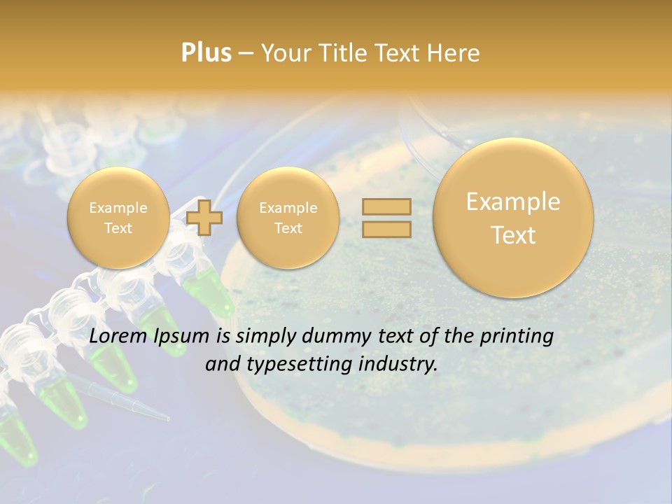Holding Biochemistry Biotechnology PowerPoint Template
