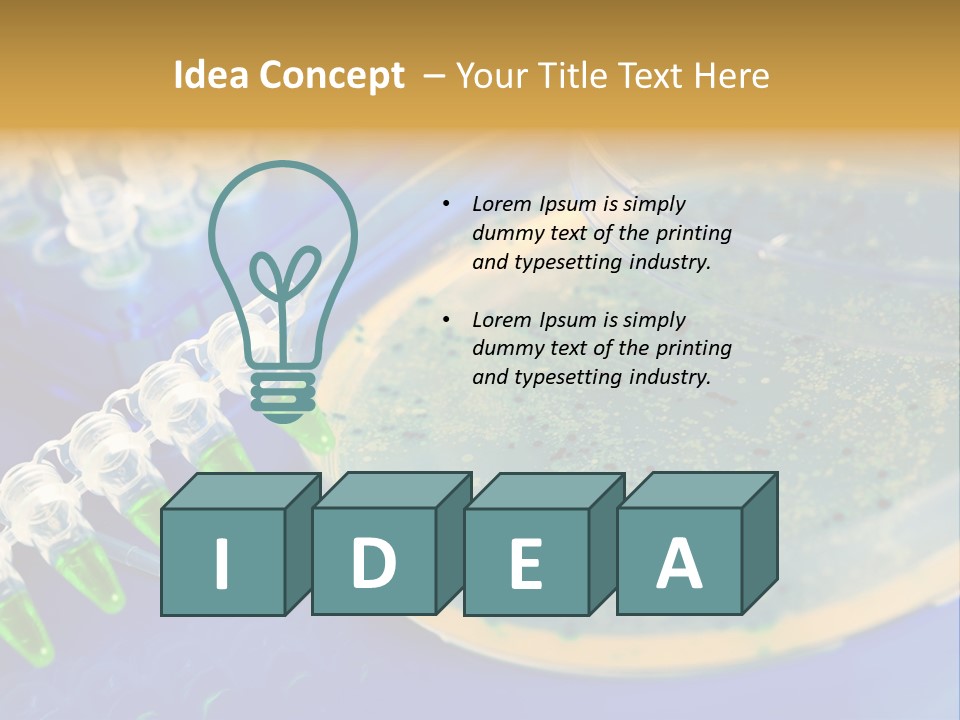 Holding Biochemistry Biotechnology PowerPoint Template
