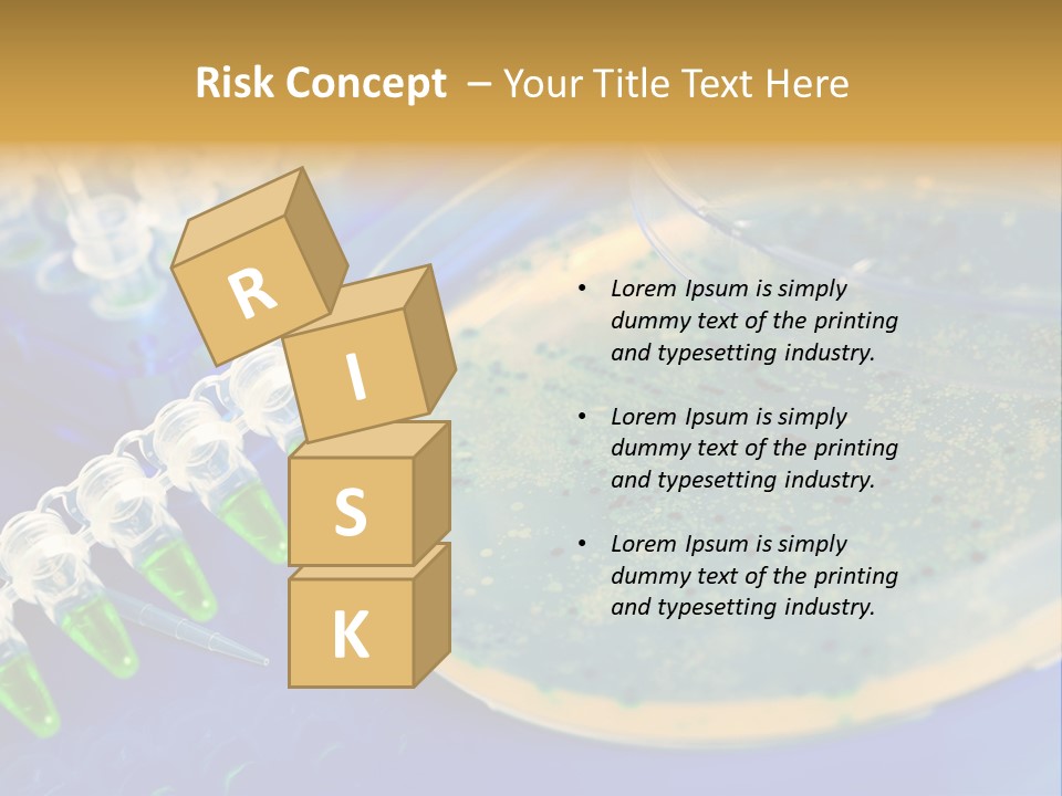 Holding Biochemistry Biotechnology PowerPoint Template