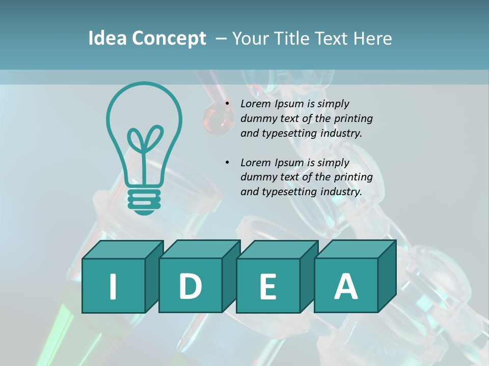 Research Green Disposable PowerPoint Template