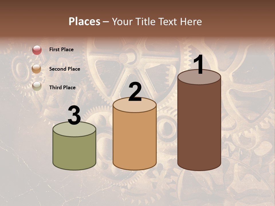 Antique Engine Technical PowerPoint Template
