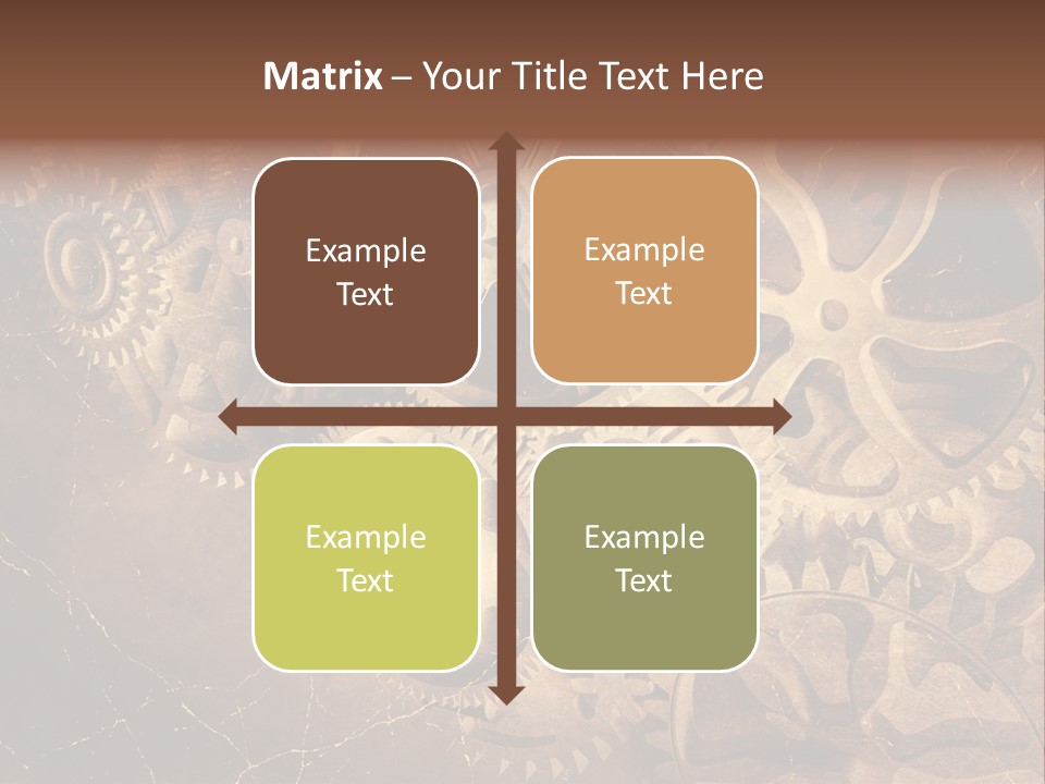 Antique Engine Technical PowerPoint Template