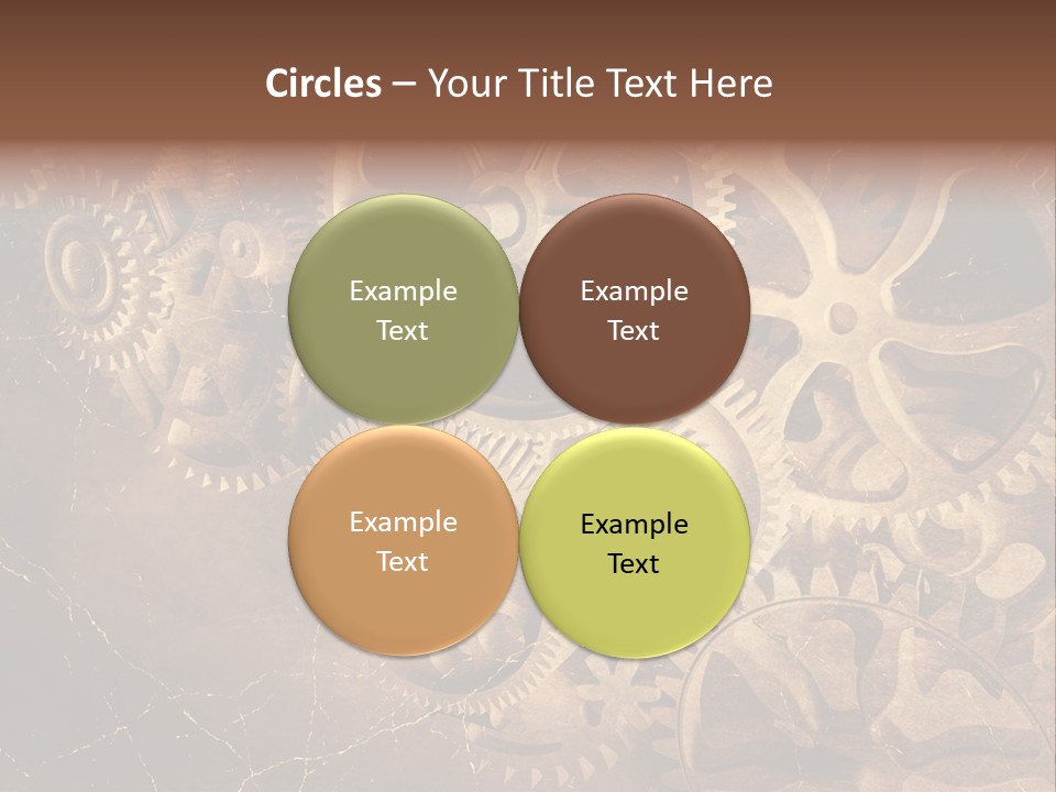 Antique Engine Technical PowerPoint Template