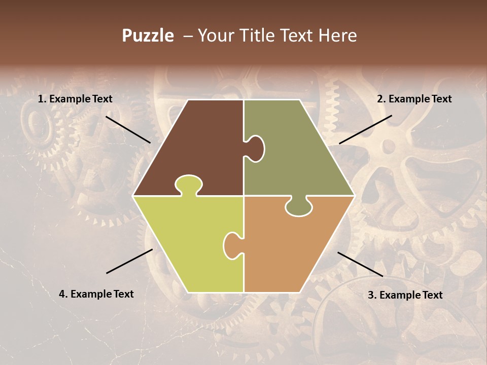 Antique Engine Technical PowerPoint Template