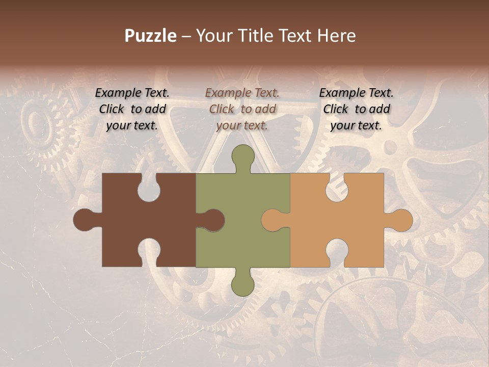 Antique Engine Technical PowerPoint Template