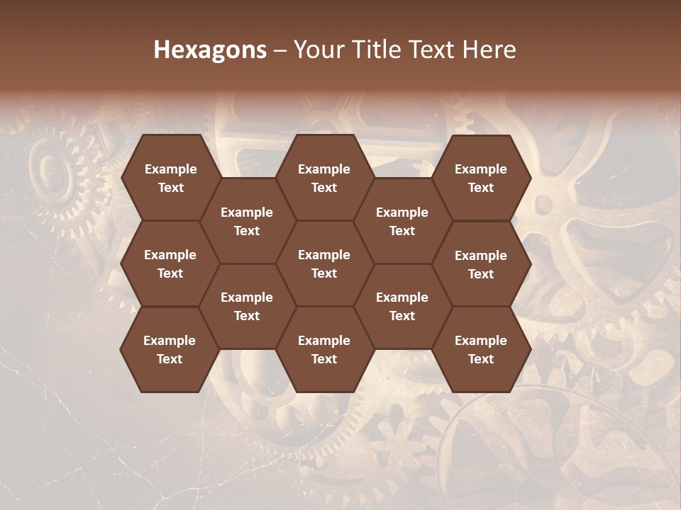 Antique Engine Technical PowerPoint Template