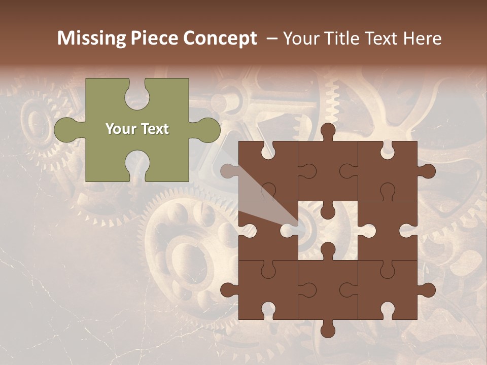 Antique Engine Technical PowerPoint Template
