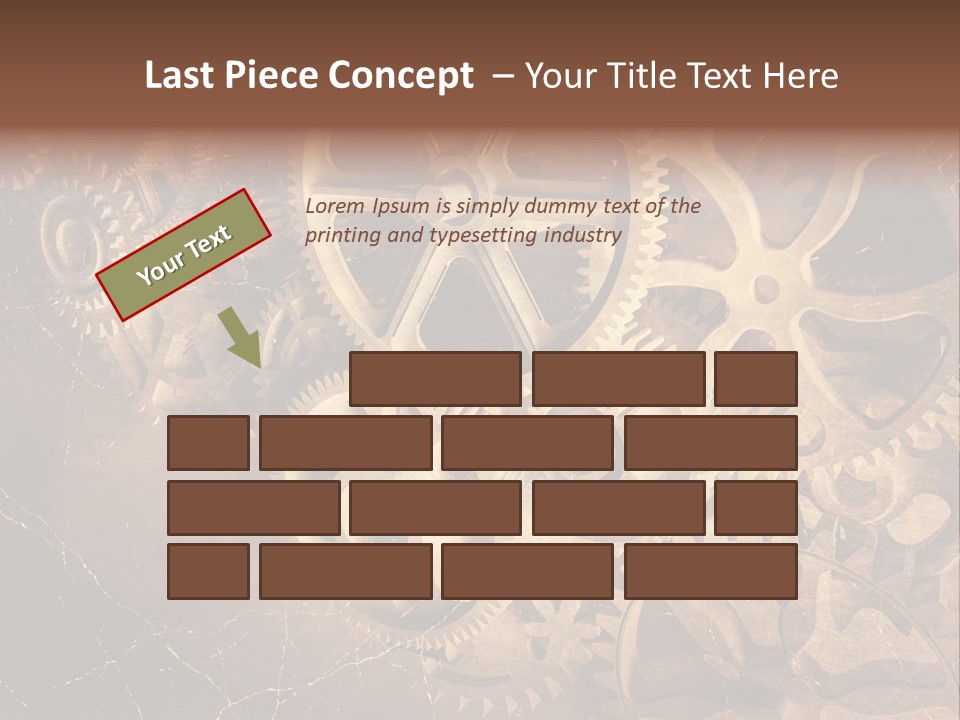Antique Engine Technical PowerPoint Template