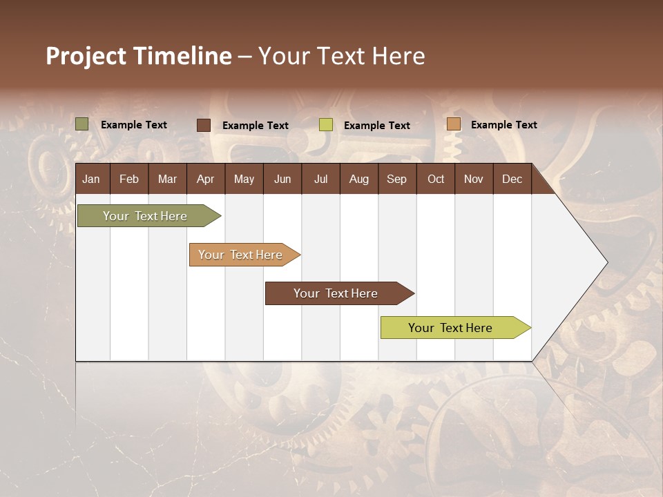 Antique Engine Technical PowerPoint Template
