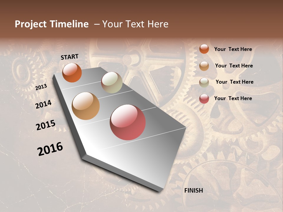 Antique Engine Technical PowerPoint Template