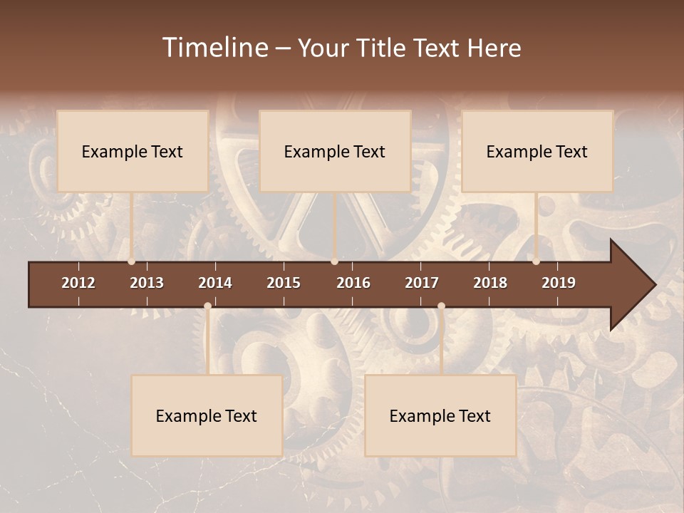 Antique Engine Technical PowerPoint Template