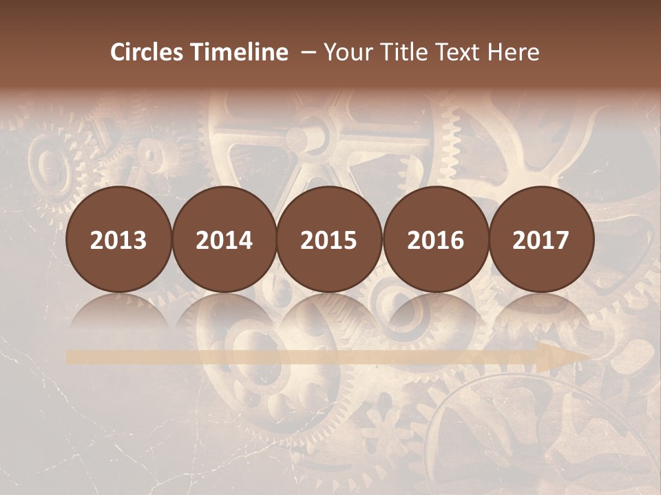 Antique Engine Technical PowerPoint Template