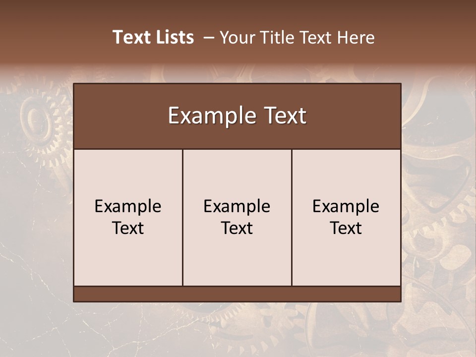Antique Engine Technical PowerPoint Template