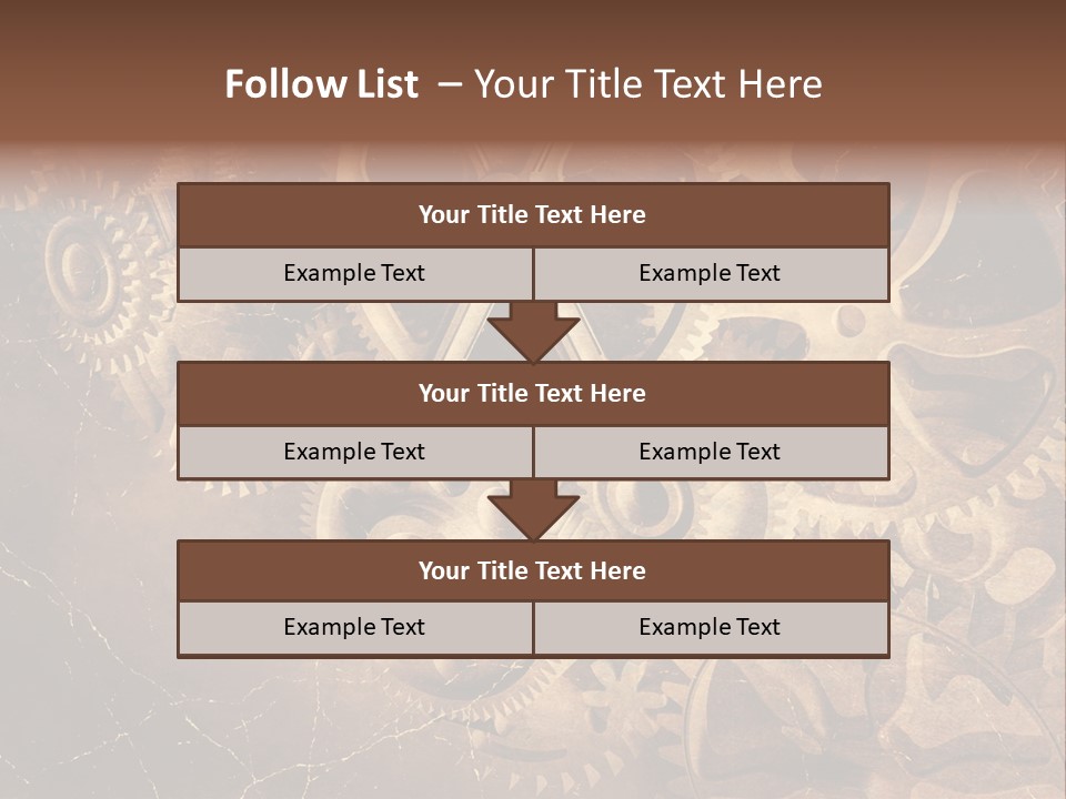 Antique Engine Technical PowerPoint Template