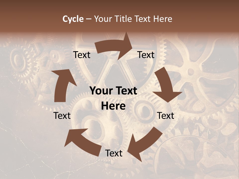 Antique Engine Technical PowerPoint Template