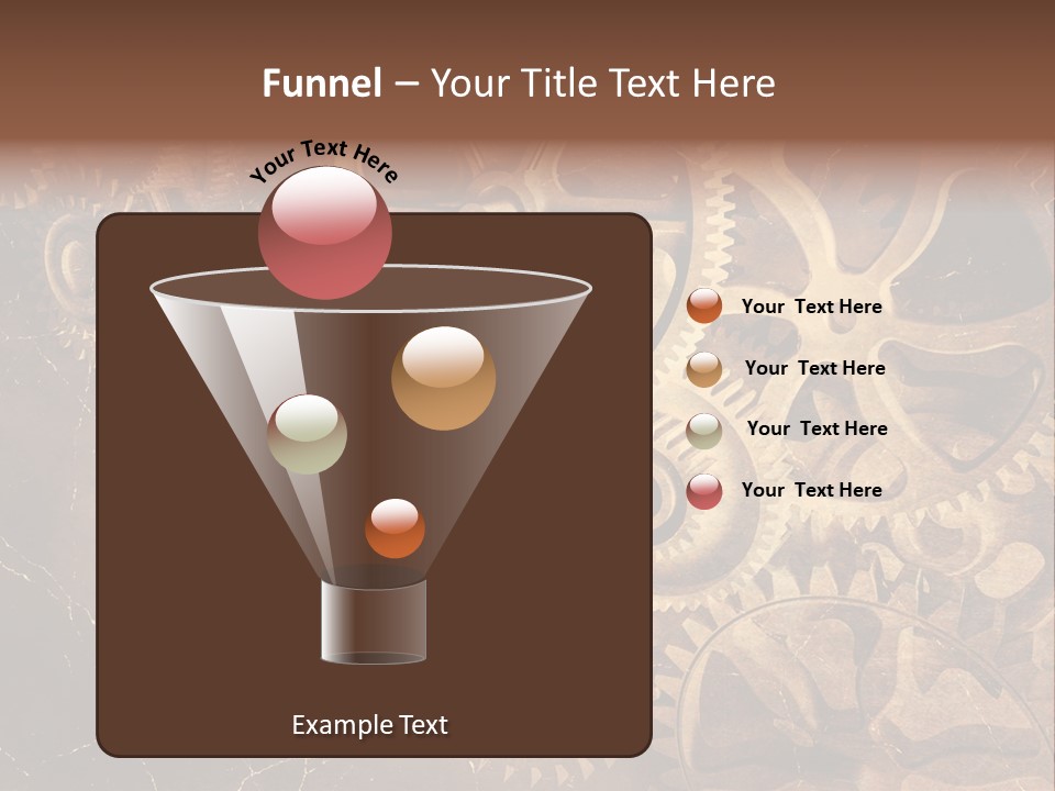 Antique Engine Technical PowerPoint Template