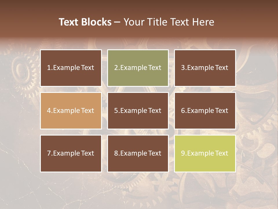Antique Engine Technical PowerPoint Template