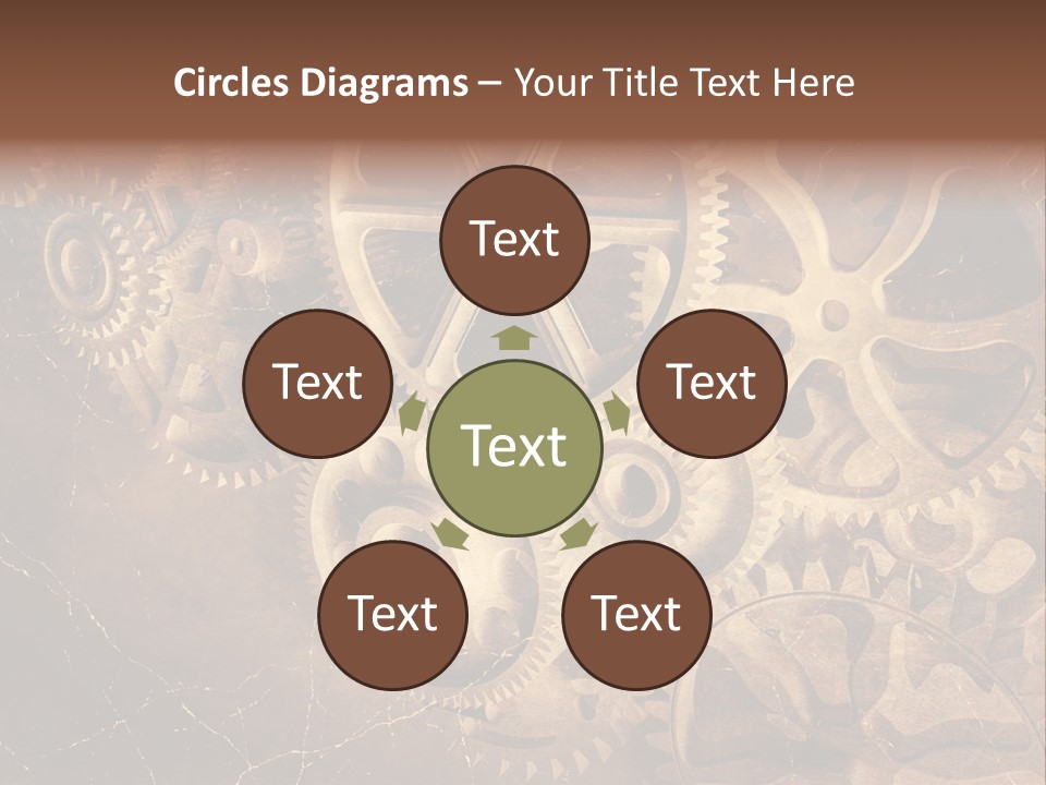 Antique Engine Technical PowerPoint Template