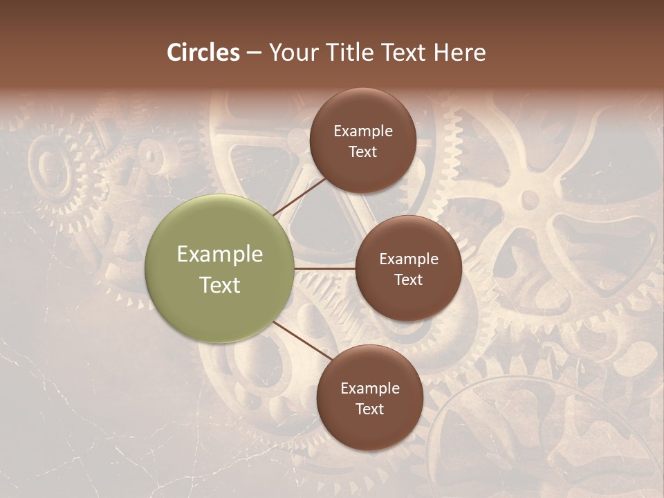 Antique Engine Technical PowerPoint Template
