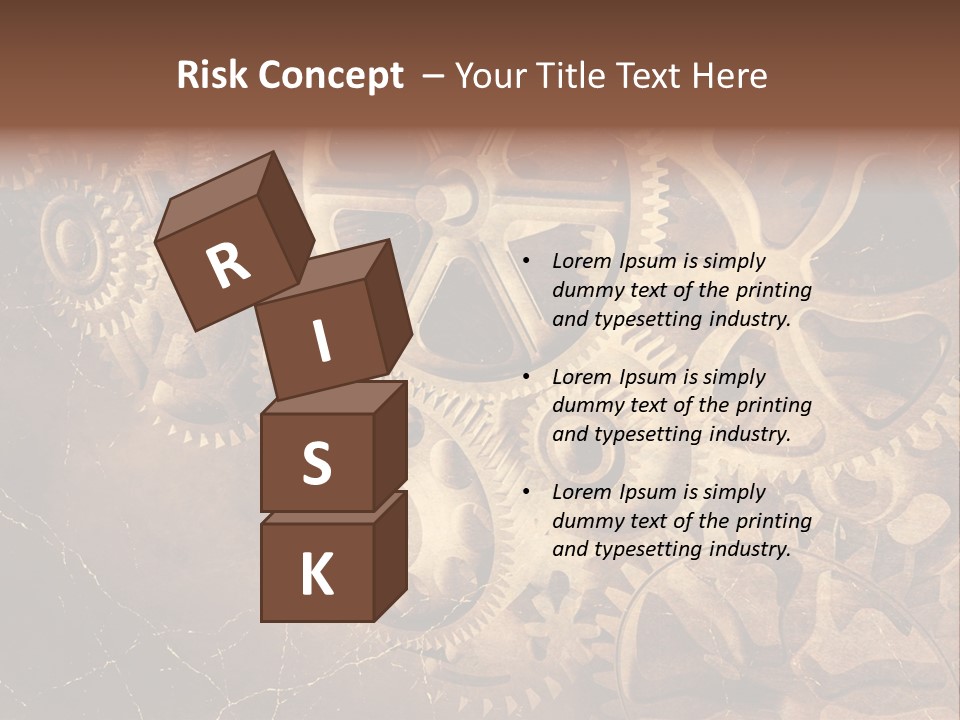 Antique Engine Technical PowerPoint Template