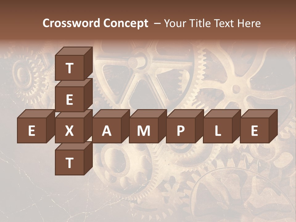 Antique Engine Technical PowerPoint Template
