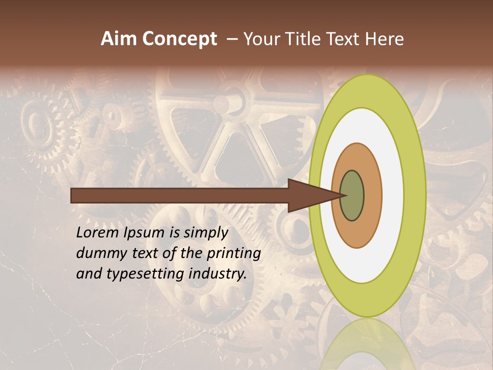 Antique Engine Technical PowerPoint Template