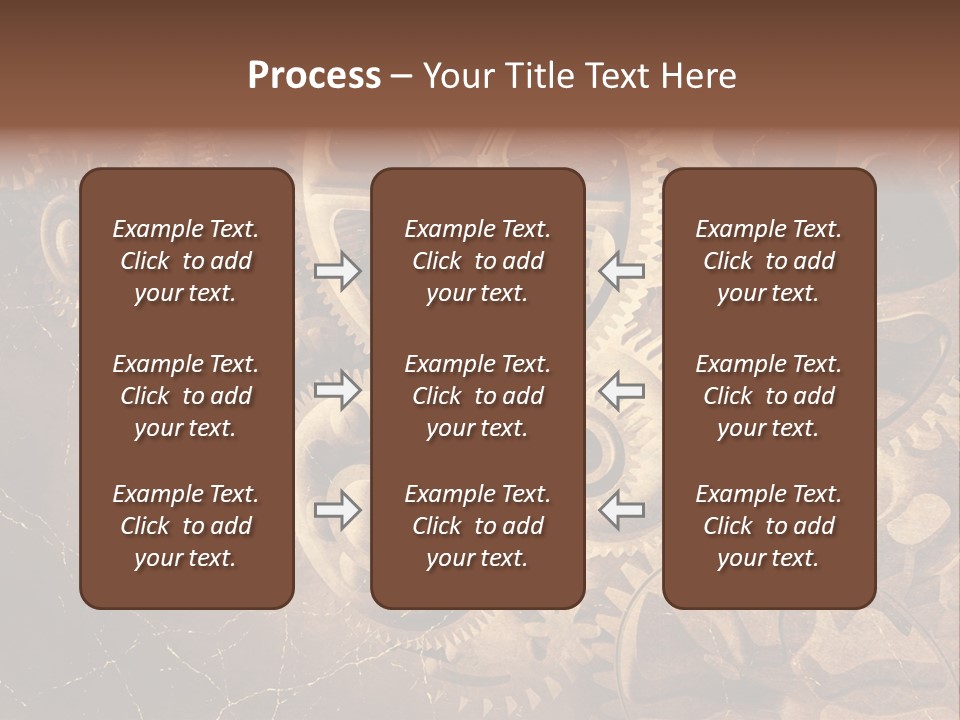 Antique Engine Technical PowerPoint Template