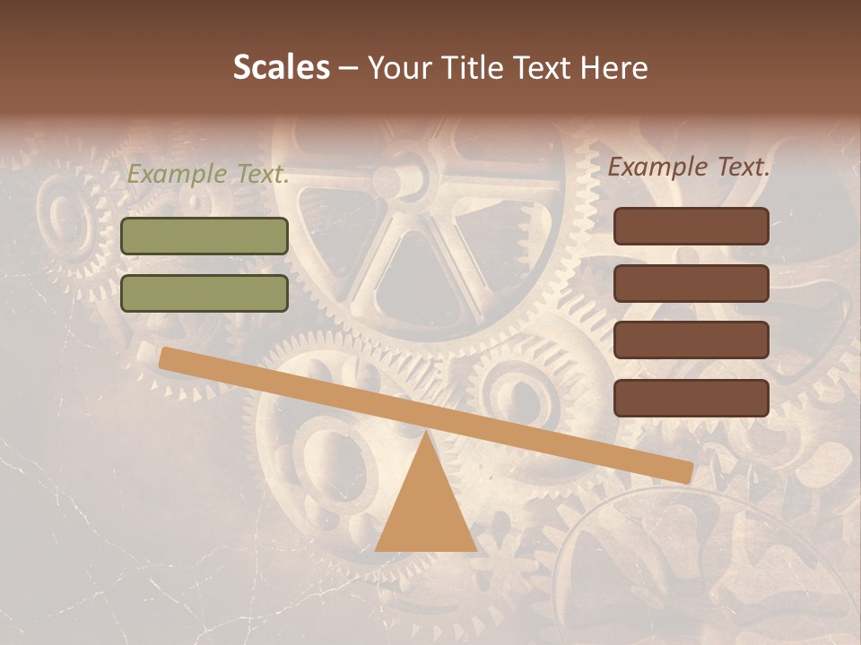 Antique Engine Technical PowerPoint Template