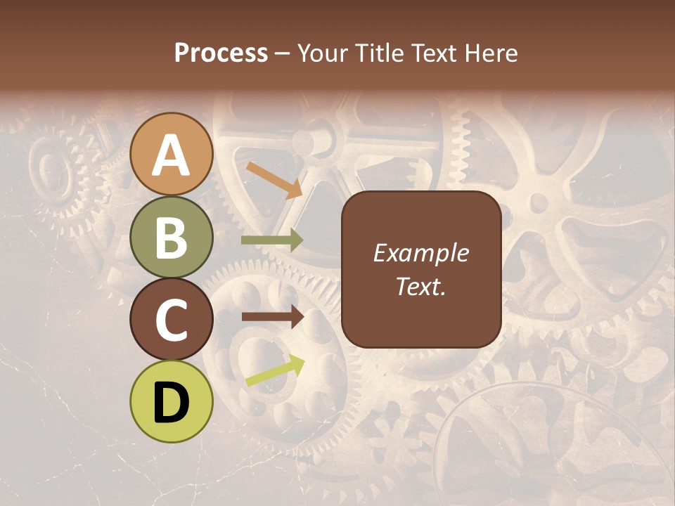 Antique Engine Technical PowerPoint Template