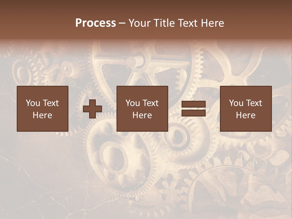 Antique Engine Technical PowerPoint Template