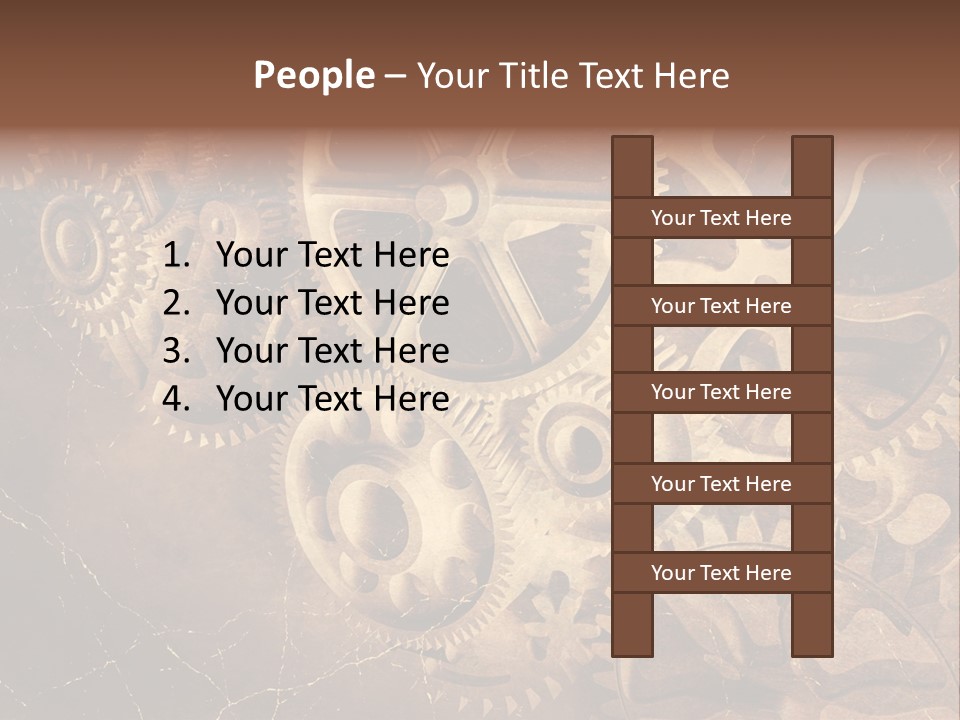 Antique Engine Technical PowerPoint Template
