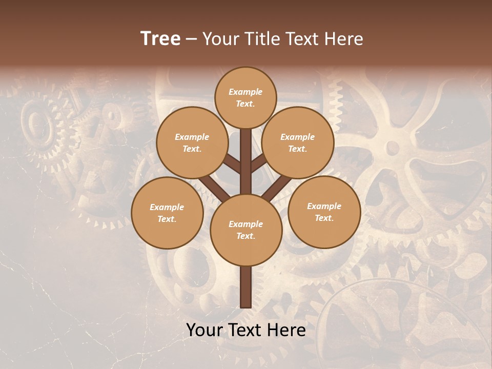 Antique Engine Technical PowerPoint Template