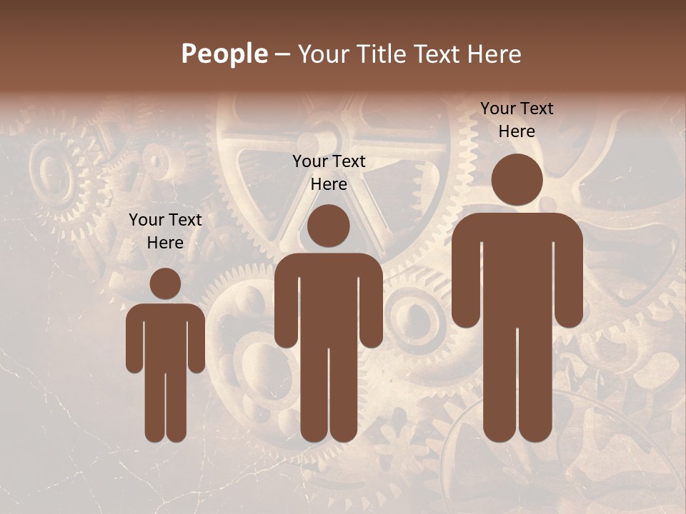 Antique Engine Technical PowerPoint Template