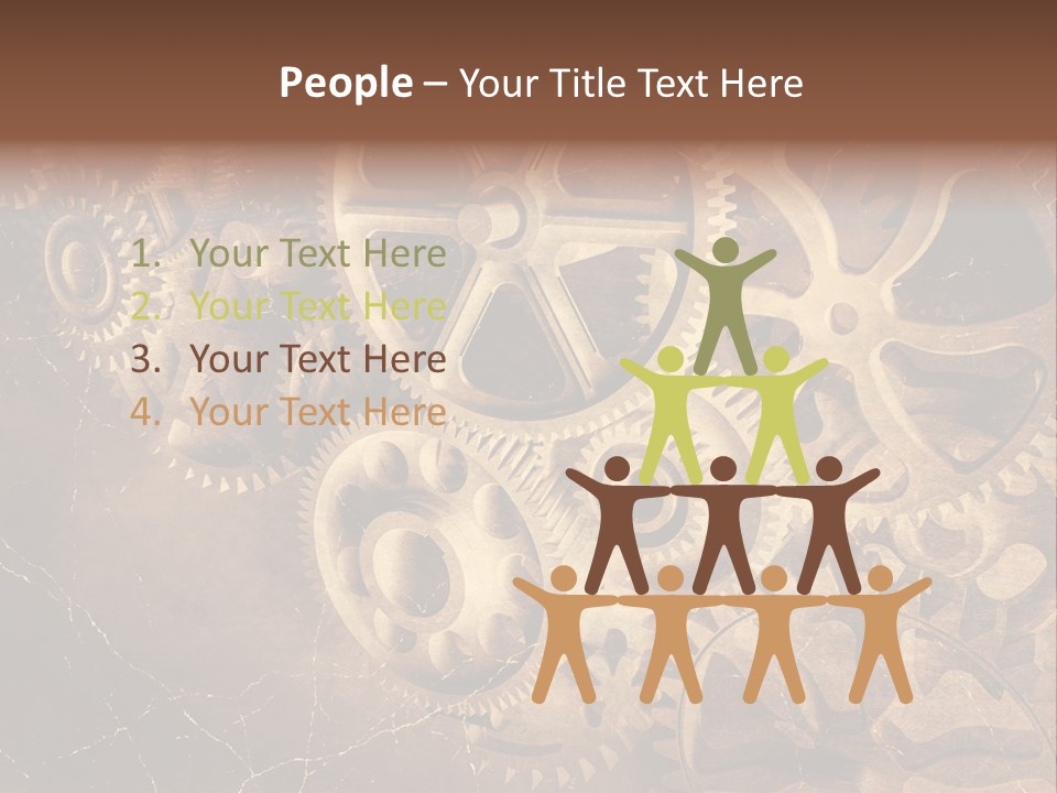 Antique Engine Technical PowerPoint Template