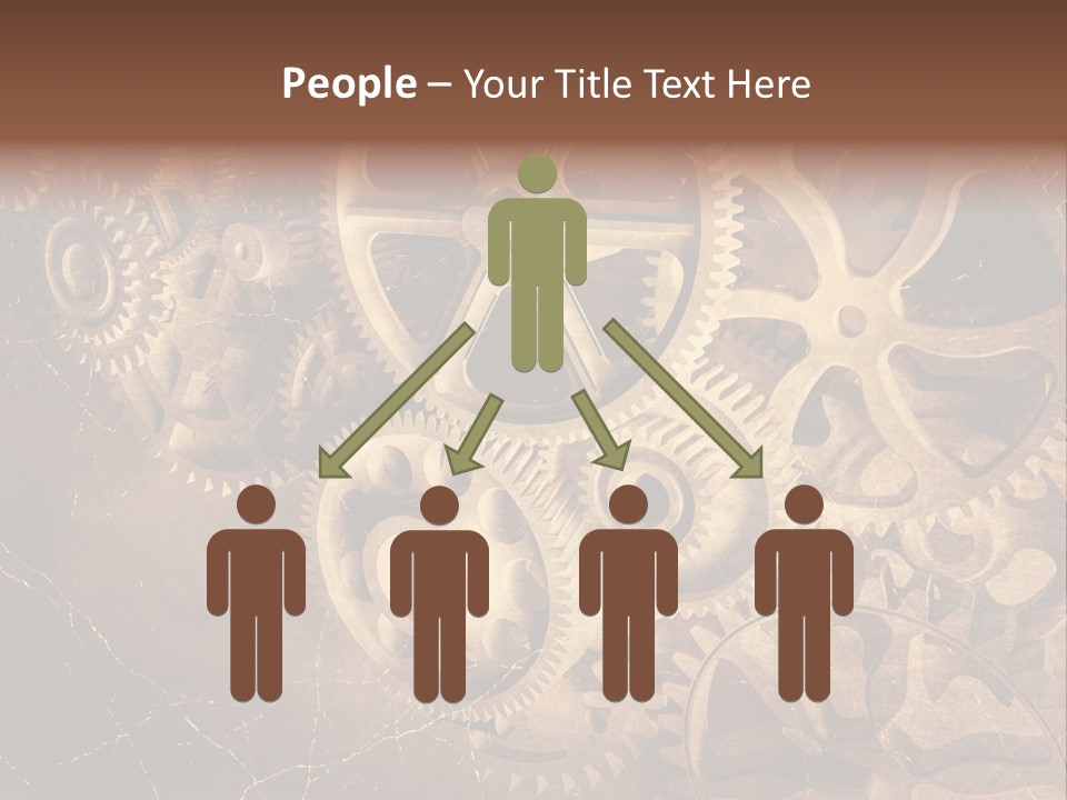 Antique Engine Technical PowerPoint Template