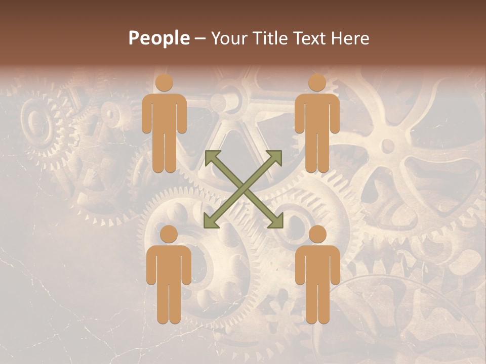 Antique Engine Technical PowerPoint Template