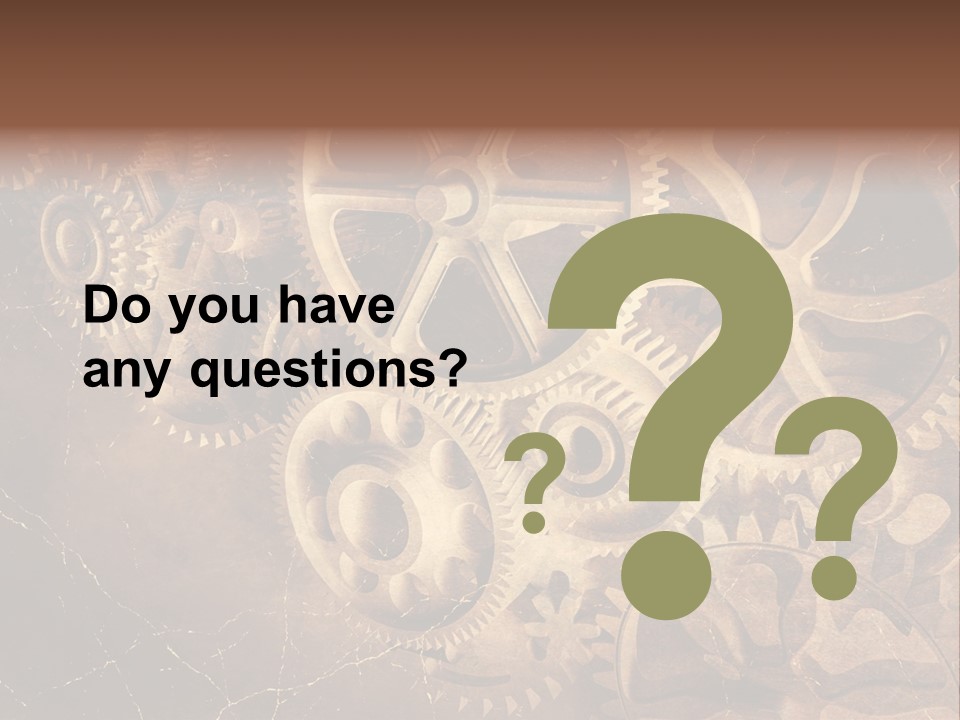 Antique Engine Technical PowerPoint Template
