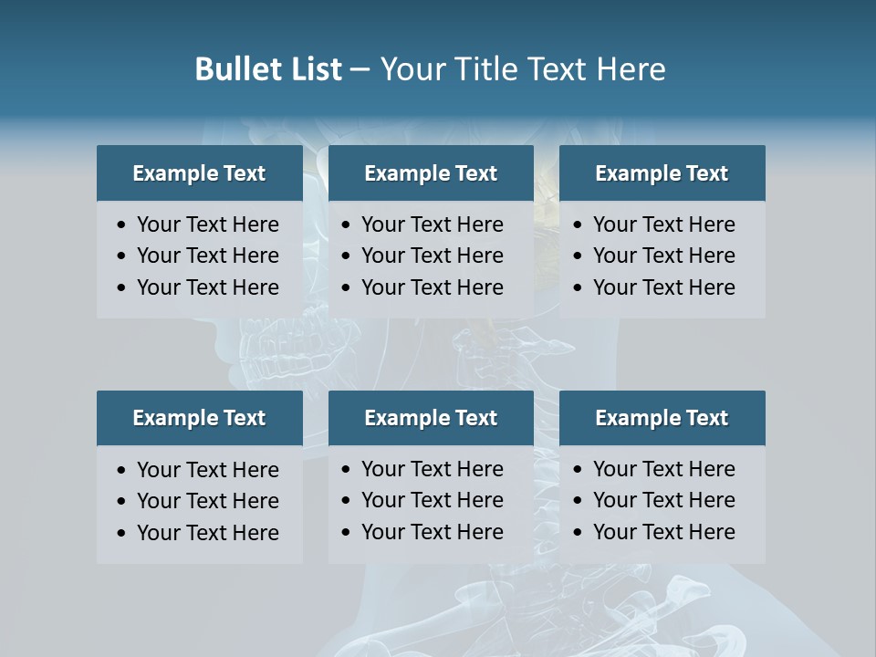Organ Ray Cerebellum PowerPoint Template