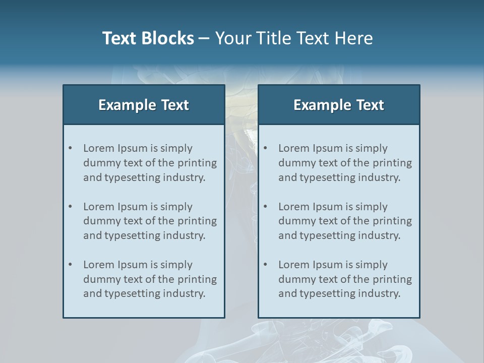 Organ Ray Cerebellum PowerPoint Template
