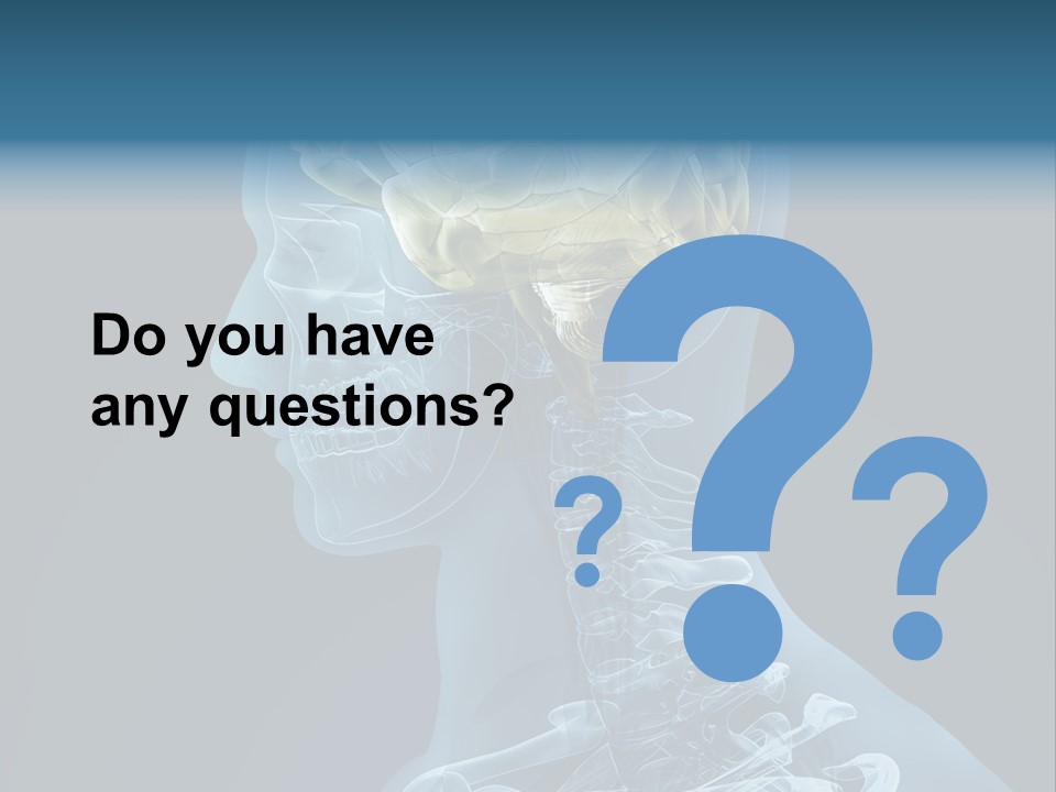 Organ Ray Cerebellum PowerPoint Template