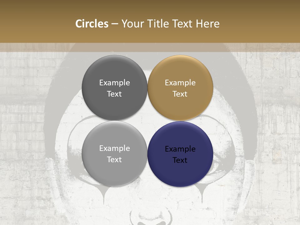 Illustration White Sad PowerPoint Template