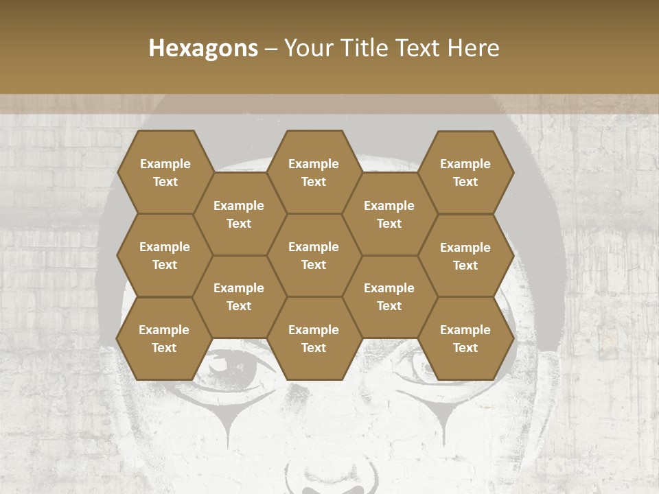 Illustration White Sad PowerPoint Template