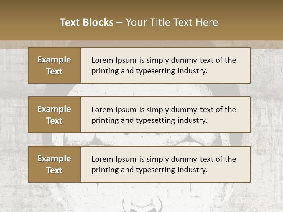 Illustration White Sad PowerPoint Template