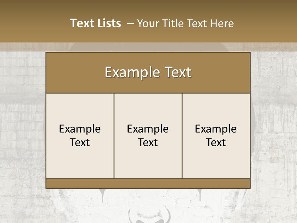 Illustration White Sad PowerPoint Template