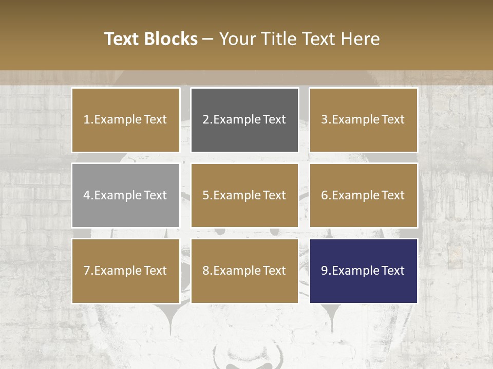 Illustration White Sad PowerPoint Template