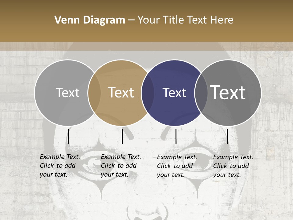 Illustration White Sad PowerPoint Template