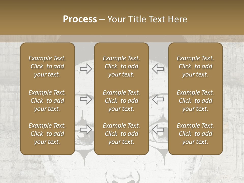 Illustration White Sad PowerPoint Template