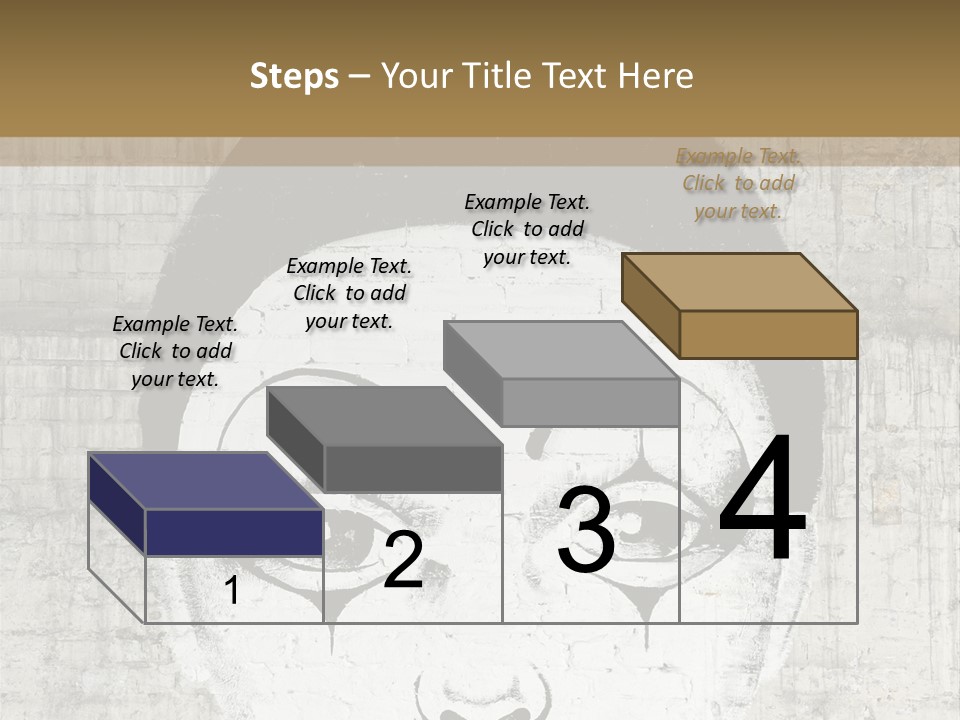 Illustration White Sad PowerPoint Template