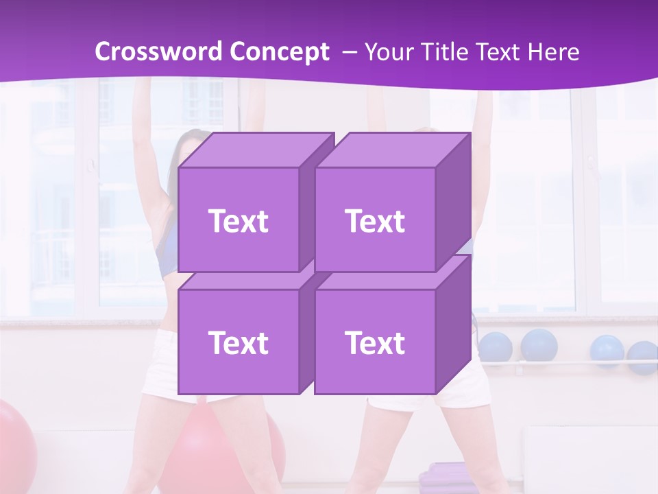 Flexible Stretching Well Being PowerPoint Template
